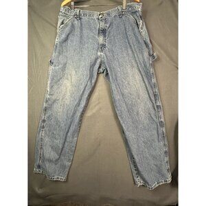 Wrangler Carpenter Jeans Men’s 38x30 Baggy Work Wear Cotton